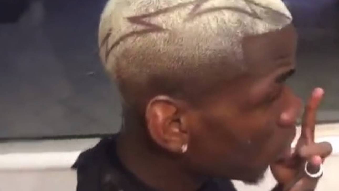 Pogba mit neuer Urlaubsfrisur