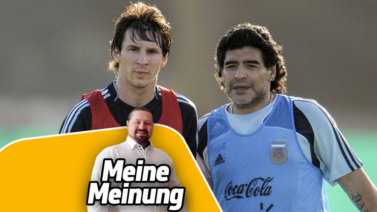 Maradona wird immer größer sein als Messi