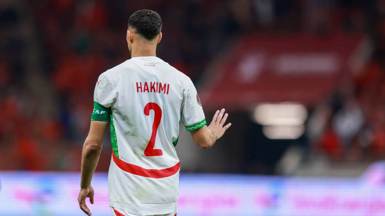 Hakimi-Comeback mit Schreckmoment