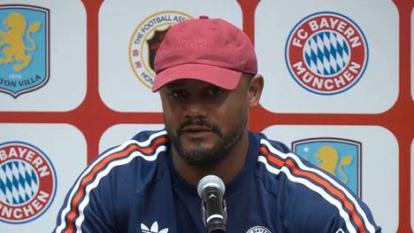 Vor dem Testspiel gegen Aston Villa äußert sich Vincent Kompany zum Vergleich zwischen der Premier League und der Bundesliga. Der belgische Cheftrainer findet dabei lobende Worte für das deutsche Oberhaus.