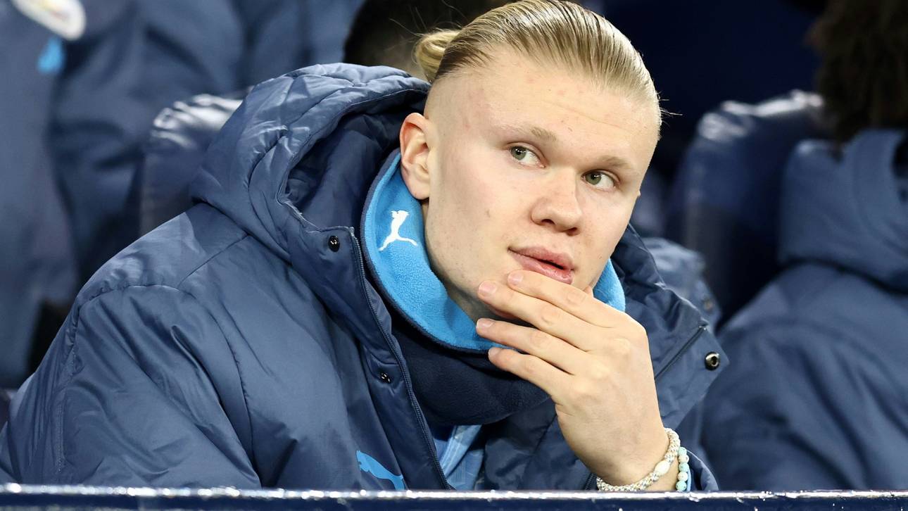 CL-Kracher: Haaland muss zuschauen