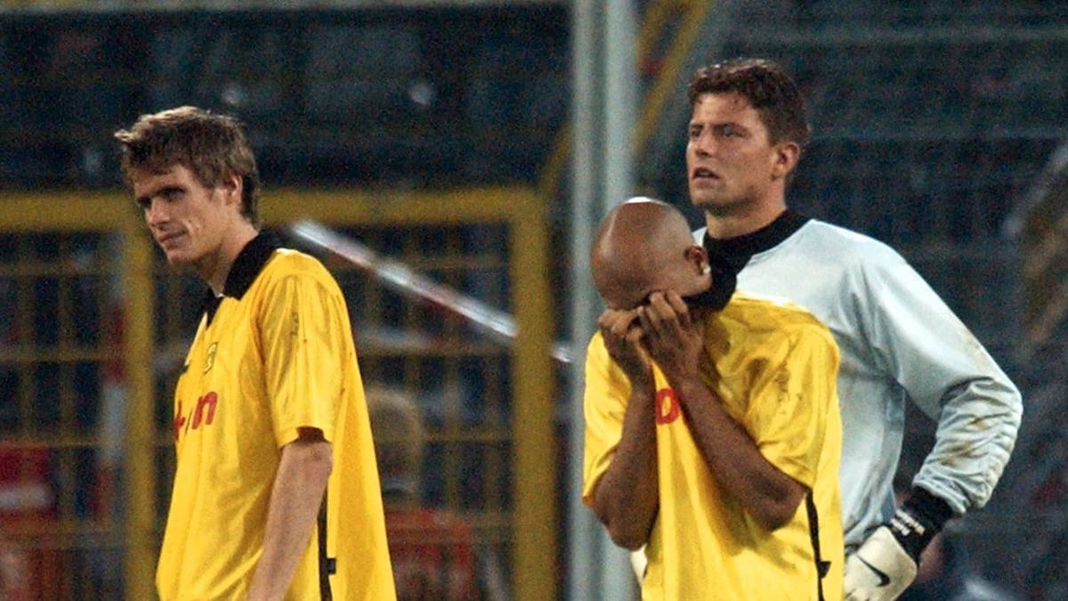 27. AUGUST 2003: Der BVB verpasst im Elfmeterschießen gegen den FC Brügge die Qualifikation für die finanziell so wichtige Champions League