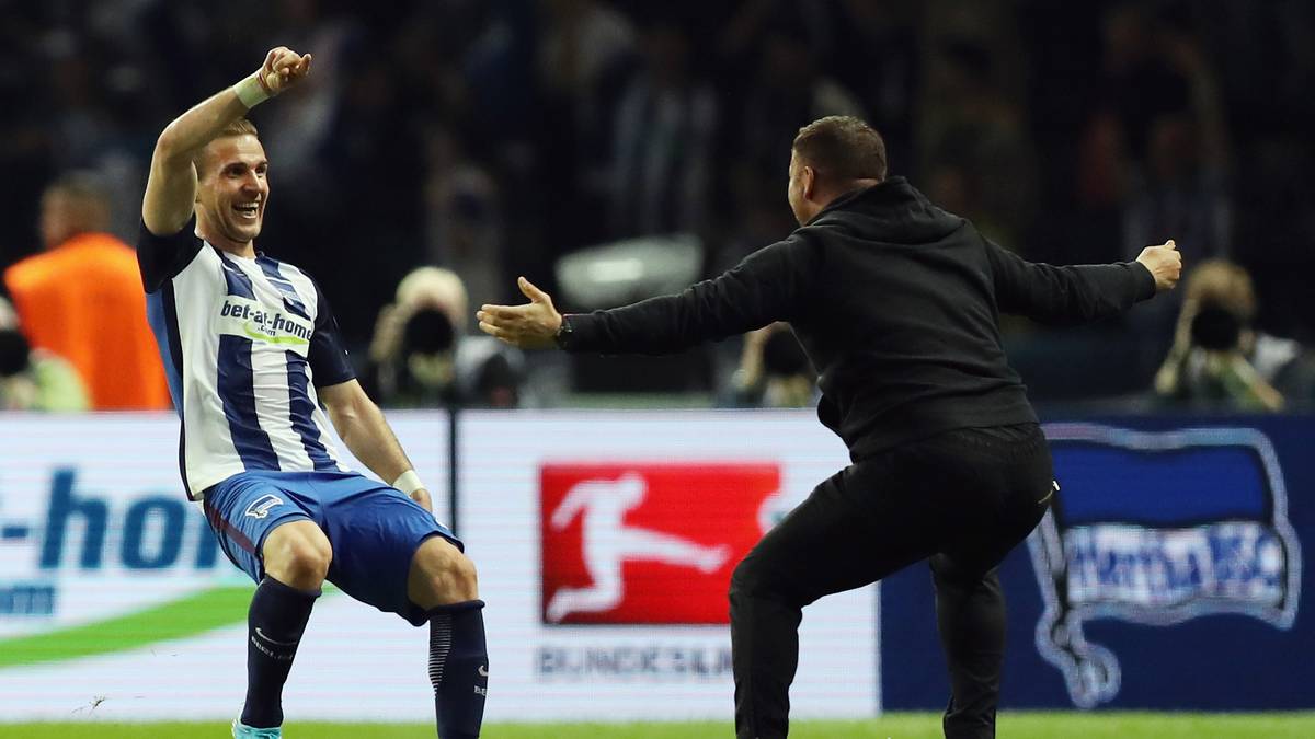 Peter Pekarik erzielt in seinem 151. Bundesligaspiel sein erstes Tor im Oberhaus und lässt die Hertha jubeln