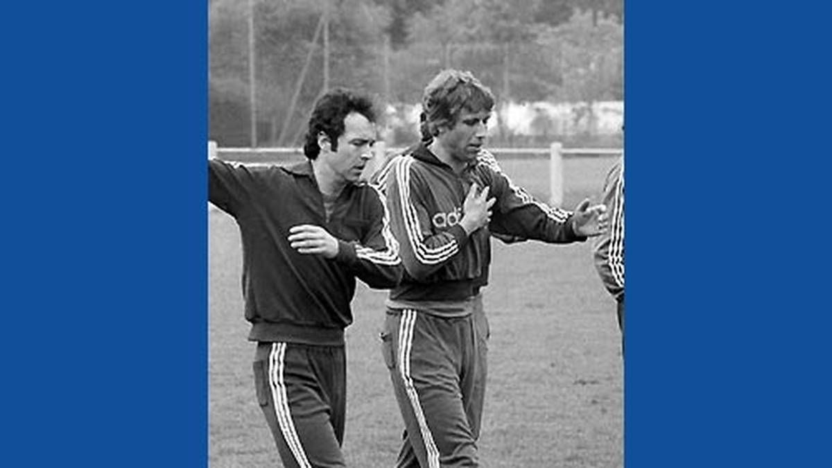 Bei den Bayern war Eduard Kirschner (r.) zwar in illustrer Gesellschaft, selbst in den Vordergrund spielen konnte er sich aber nicht: Auf Touren kommt er erst nach seinem Wechsel nach Fürth: 1979 trifft er 33 Mal