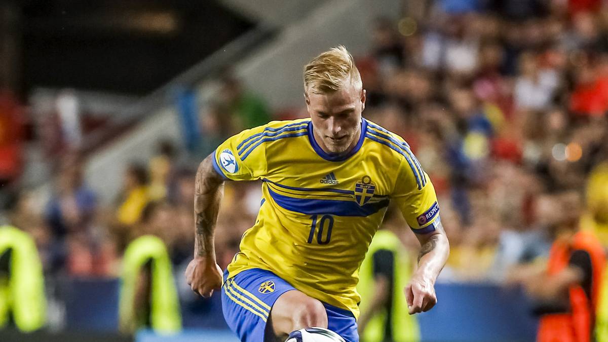 In der 52. Minute dann die bis dahin größte Chance für Schweden, doch Guidetti jagt seine Direktabnahme aus 15 Metern knapp übers Tor