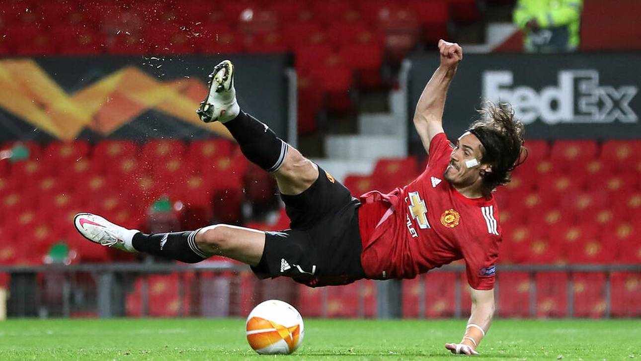 Edinson Cavani traf gegen die Roma aus allen Lagen