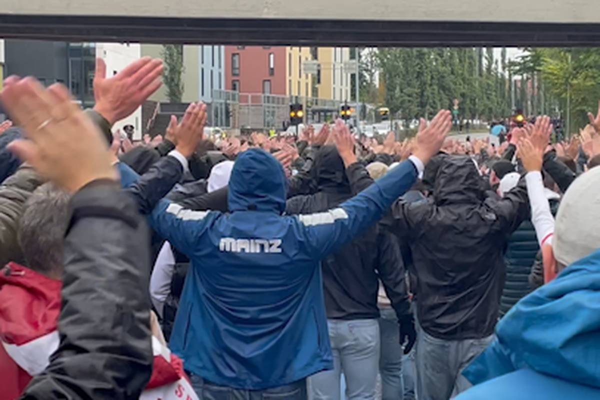Trotz Regen: Über 1.000 Mainzer feiern Europapokal-Party