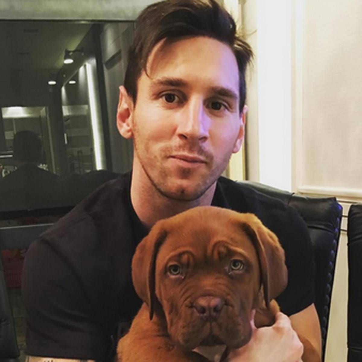 Canberra Mantle konkurrerende Lionel Messi präsentiert das neueste Familienmitglied