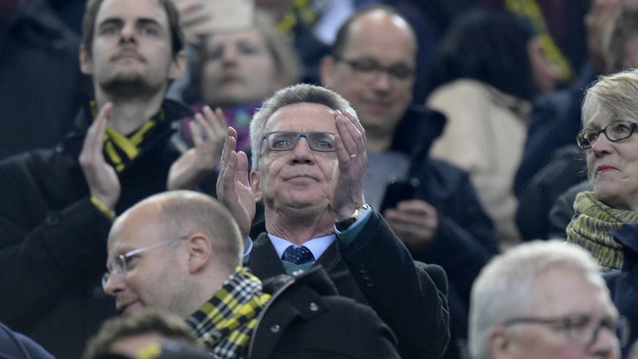 De Maiziere verteidigt BVB-Termin