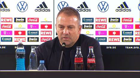 Nach dem Kantersieg gegen Liechtenstein schwärmt Bundestrainer Hansi Flick besonders von den Spielern Leroy Sané und Ridle Baku. 