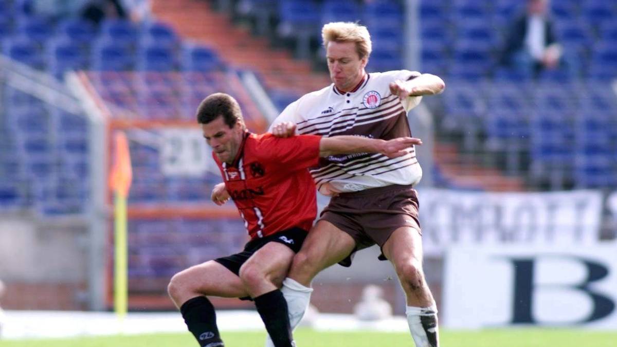 Damals im Mittelfeld der Leipziger aufgestellt, konnte auch Dieter Hecking (hier im Trikot von Hannover 96) nichts am Torverhältnis von -37 ändern