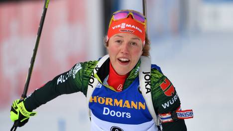 Laura Dahlmeier verpasst das Podium beim letzten Rennen vor Olympia