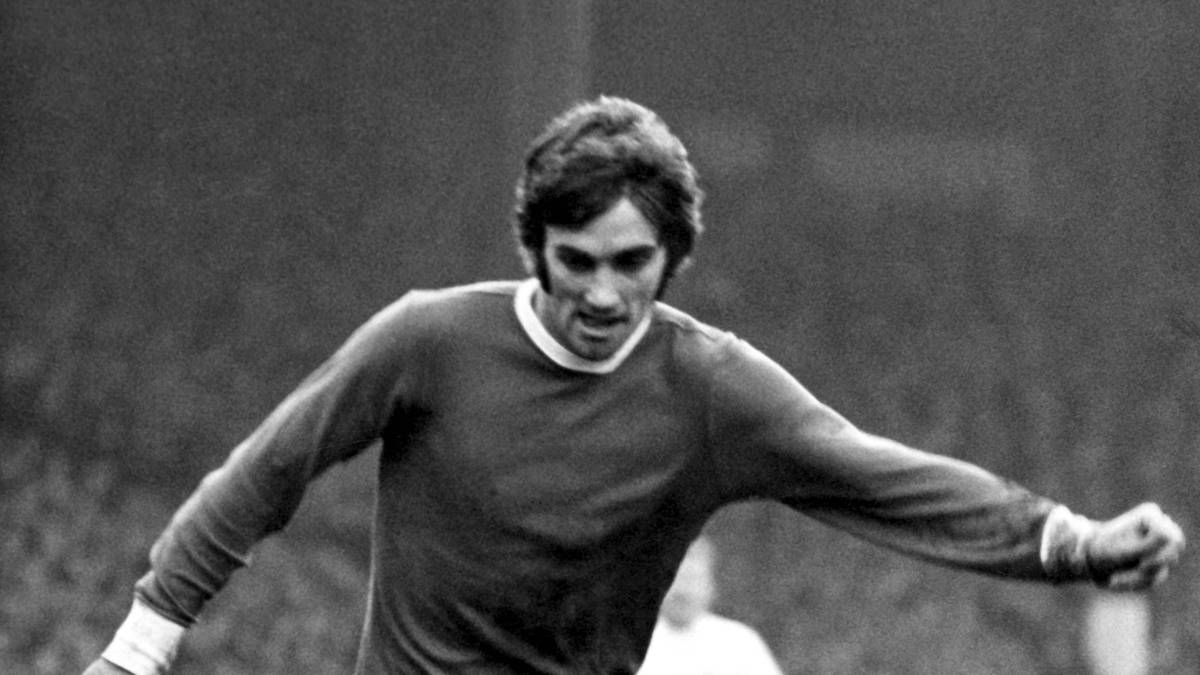 Ähnlich wie Cantona wird "Das Biest" George Best verehrt. Der Flügelflitzer aus Nordirland schoss 179 Tore in 470 Spielen und wurde 1968 Europas Fußballer des Jahres