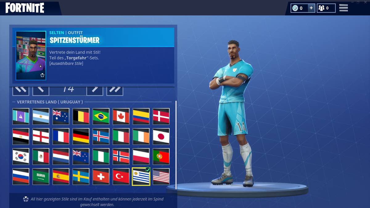 Nicht ganz in der blauen Nationalfarbe ist das Design der Urus...