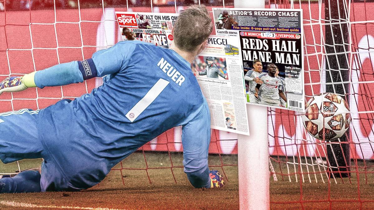 Eine "historische Nacht" für den FC Liverpool, der die Bayern "zur Seite schubst und ausknockt". Die internationale Presse feiert den Einzug der "Reds" ins Viertelfinale der Champions League und geht mit dem FC Bayern hart ins Gericht. SPORT1 zeigt die internationalen Pressestimmen 