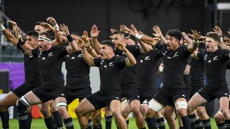 Die "All Blacks" bei der Rugby WM 2019 in Japan
