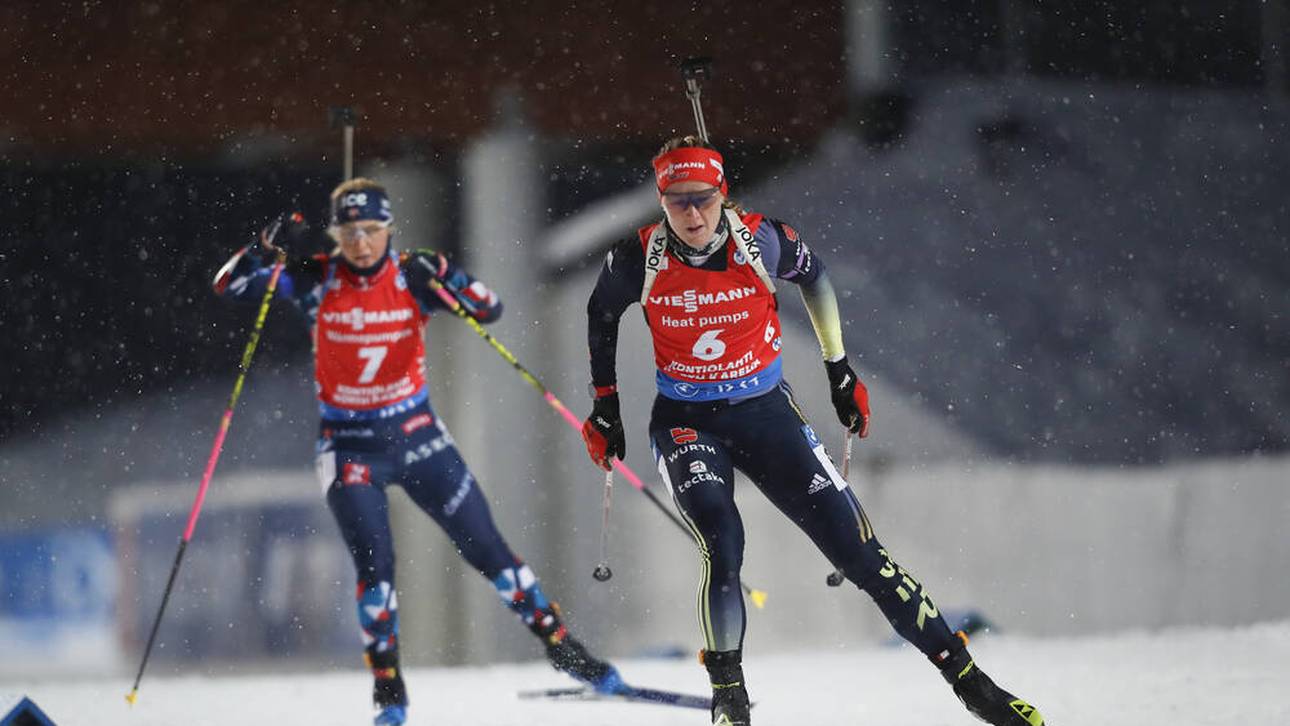In der Rolle als Biathletin kennt Hermann-Wick Kontiolahti