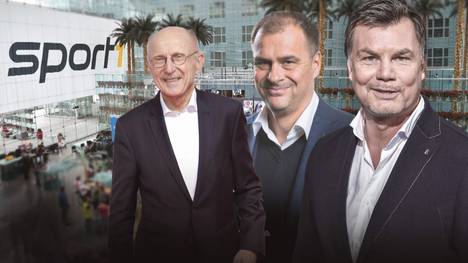 Der CHECK24 Doppelpass vom 3. Mai mit Ex-Werder-Manager Willi Lemke und Klaus Filbry, Vorsitzender der Geschäftsführung bei Werder Bremen.