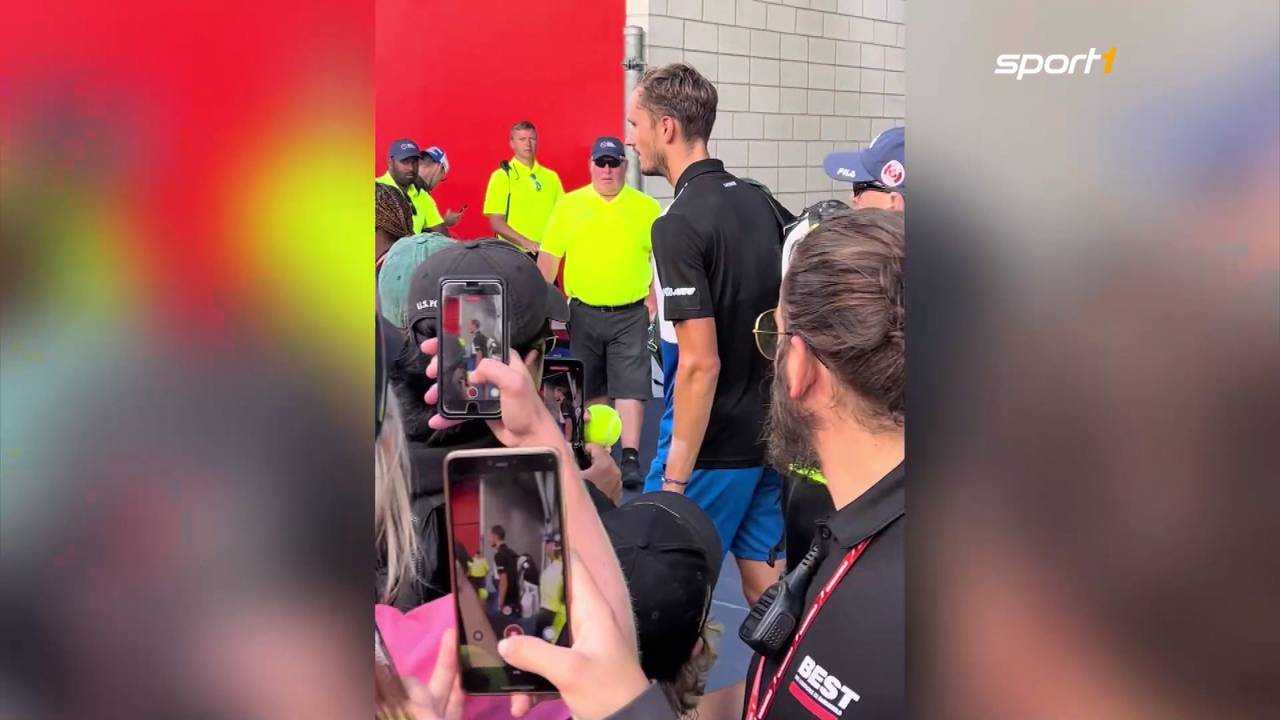 Tennis: Daniil Medvedev konfrontiert Fan nach Montreal-Masters-Niederlage