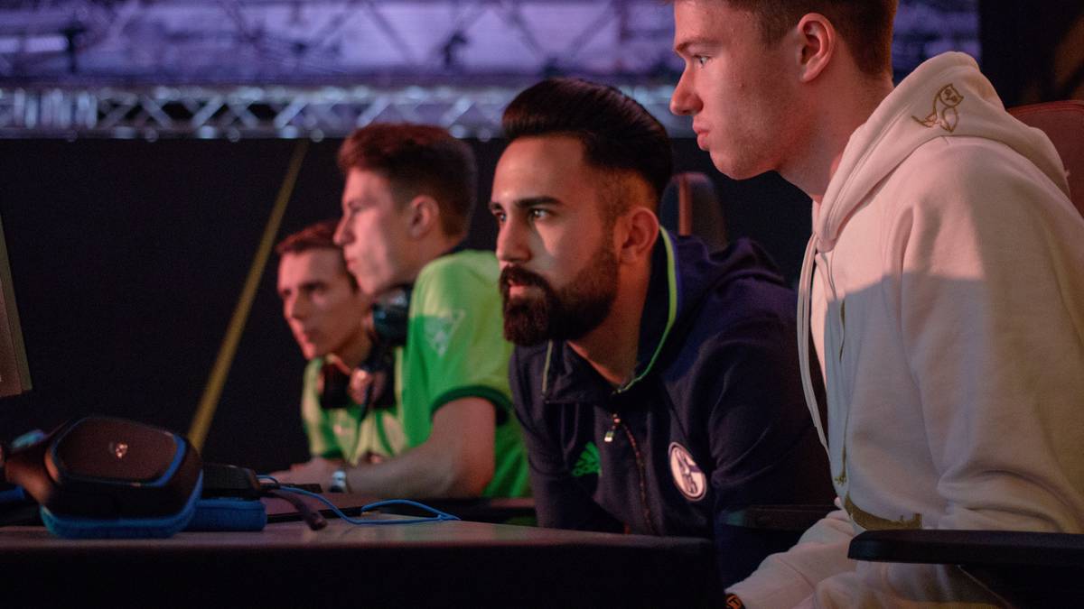 Dort messten sich die deutsche FIFA-Elite...