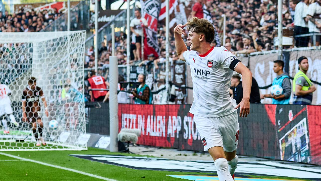 Paul Wanner schoss am Sonntag sein erstes Bundesliga-Tor