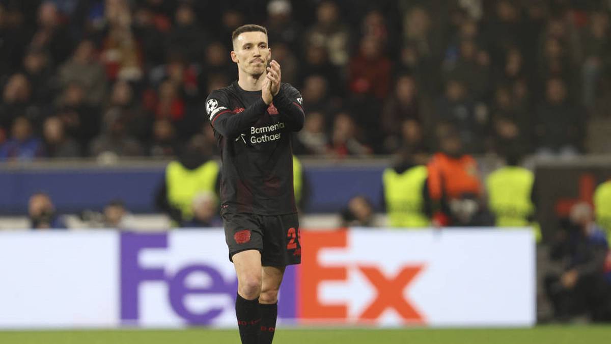 Direkt nach der Pause bereitete Grimaldo sowohl die Top-Chance von Martin Terrier als auch die Führung durch Andrich mustergültig vor. SPORT1-Note: 2