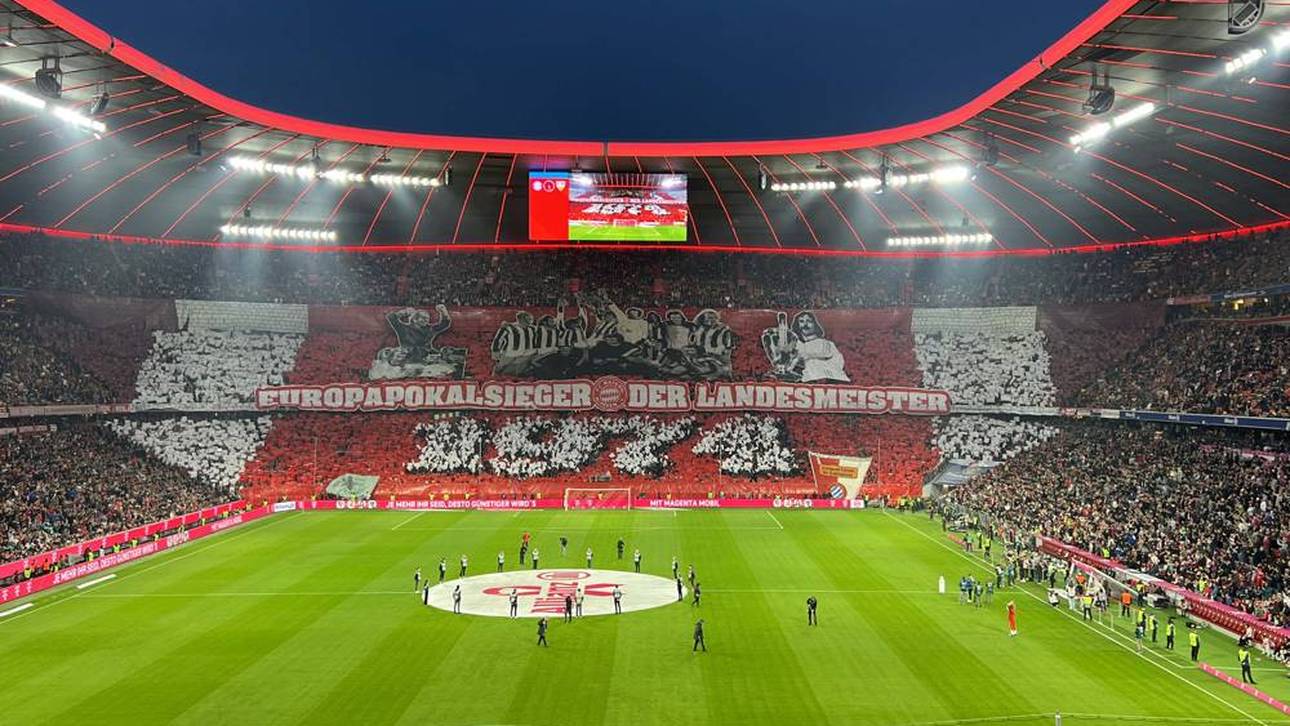 Bayern-Fans mit imposanter Choreo