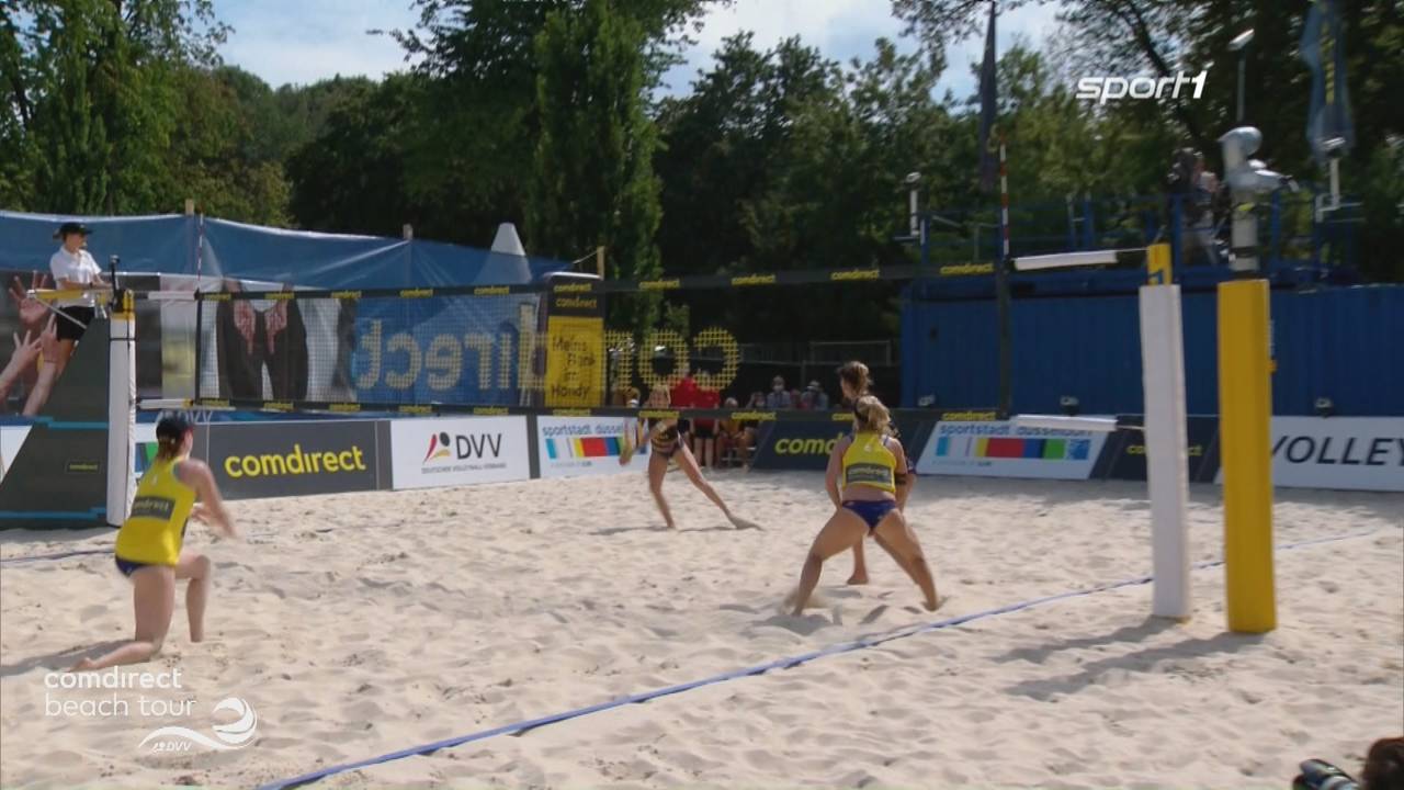 Laura Ludwig und Maggie Kozuch ziehen ins Finale der comdirect beach tour ein