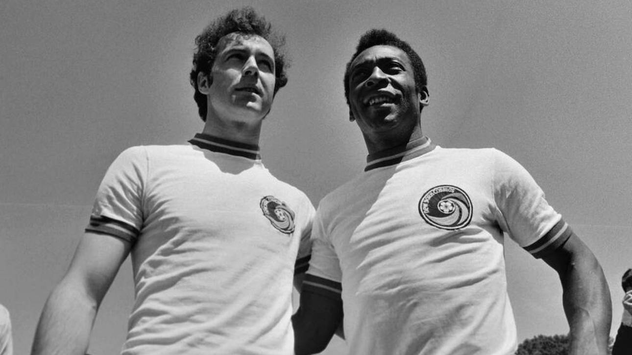 Franz Beckenbauer und Pele spielten gemeinsam in New York
