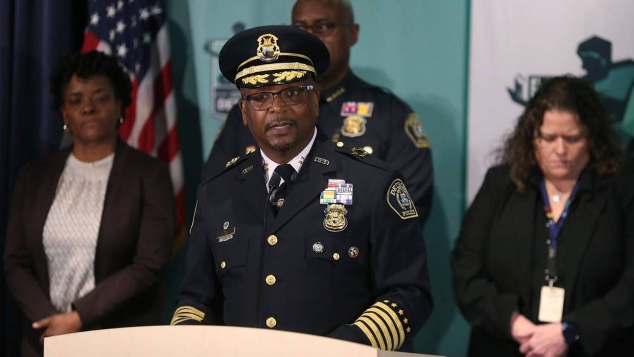 James White, Polizeichef in Detroit, verkündet zweiten Toten nach NFL- Spiel