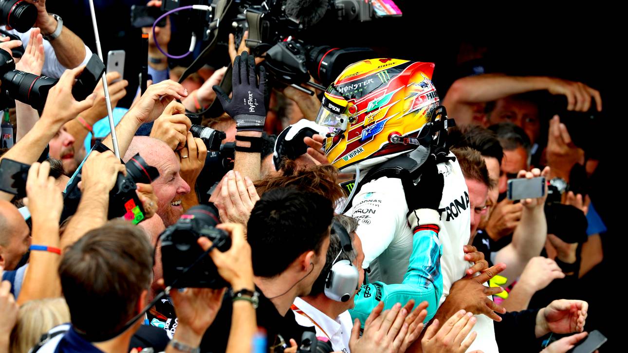 Hamilton in Silverstone historisch