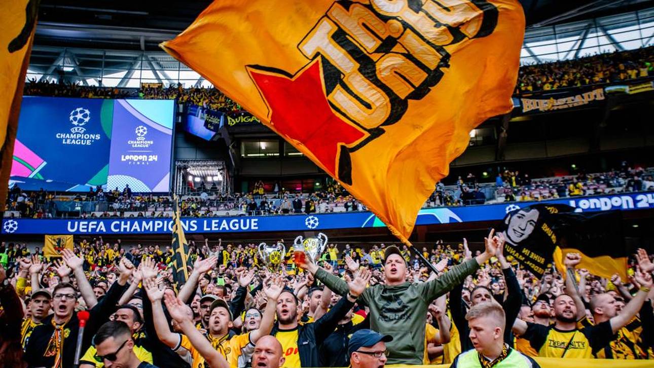 Gigantische Choreo vor Finale