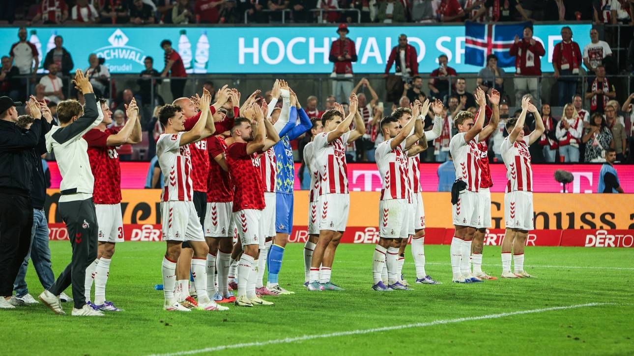 Der 1. FC Köln gewinnt auch das zweite Spiel in der neuen Bundesliga-Saison