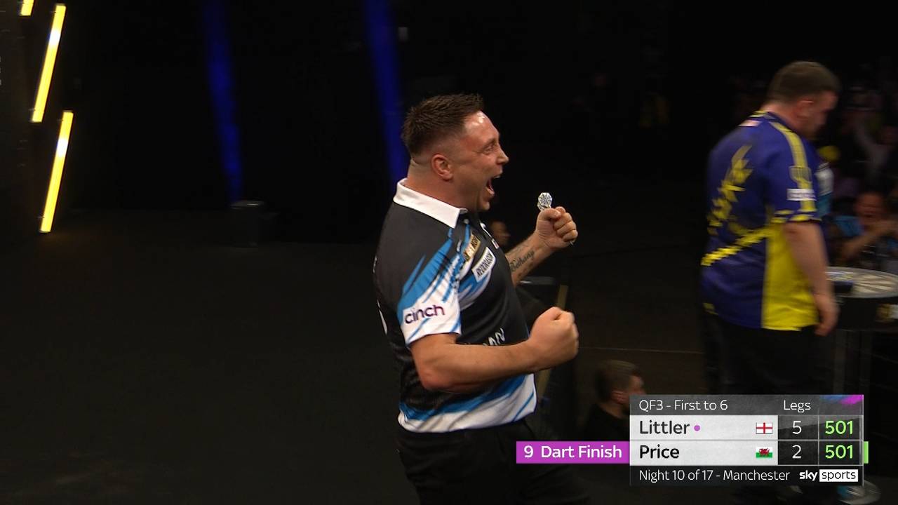 9-Darter gegen Littler - und die Halle steht komplett Kopf!