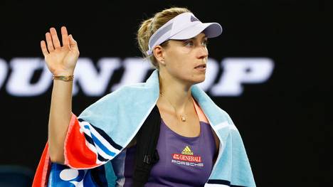 Angelique Kerber verabschiedete sich bei den Australian Open nach dem Achtelfinale