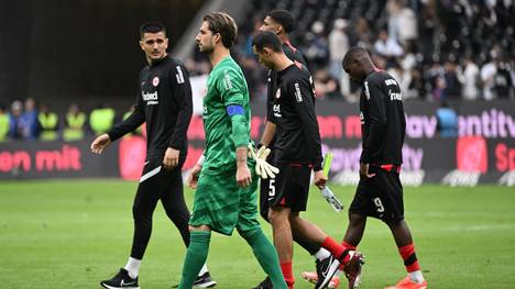 Enttäuschte Gesichter bei Eintracht Frankfurt