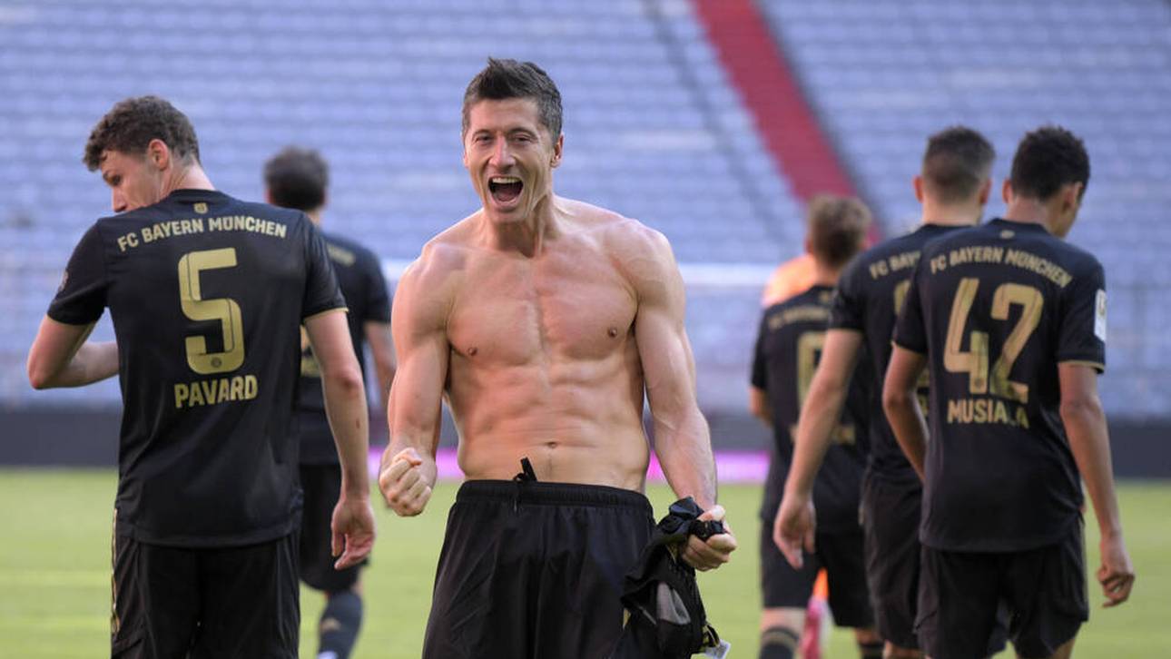 Robert Lewandowski brach im Mai 2022 den Rekord von Gerd Müller