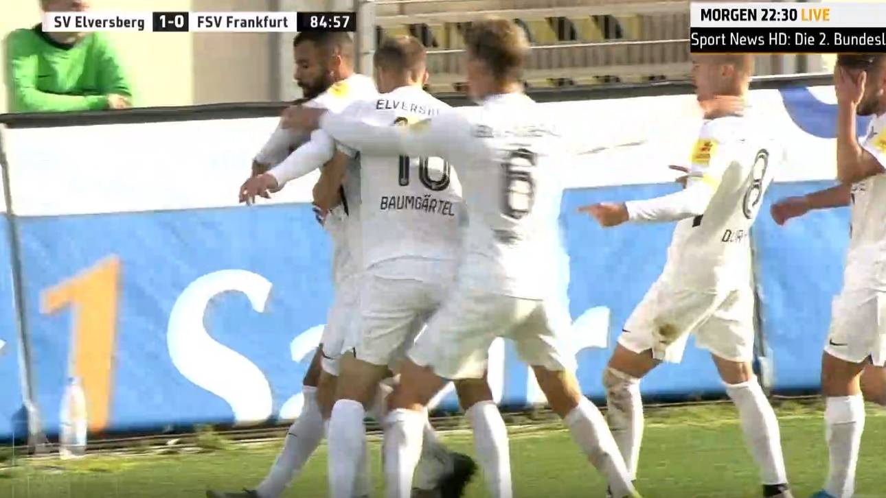 Elversberg gewinnt gegen Frankfurt