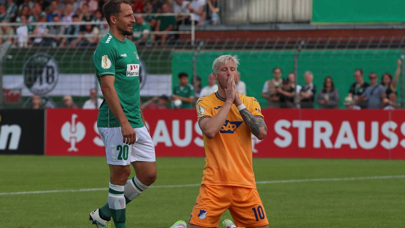 Hoffenheim steckt Schreck weg