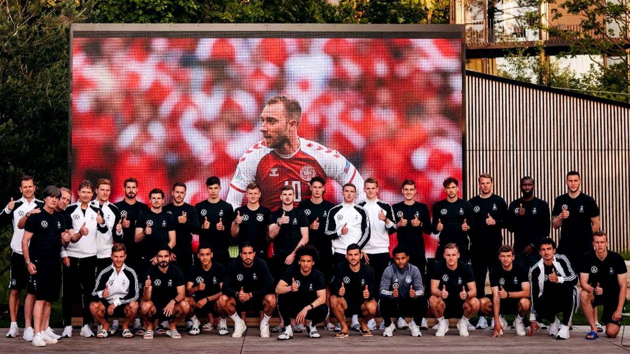 EM Doppelpass: So erlebten die DFB-Stars das Eriksen-Drama