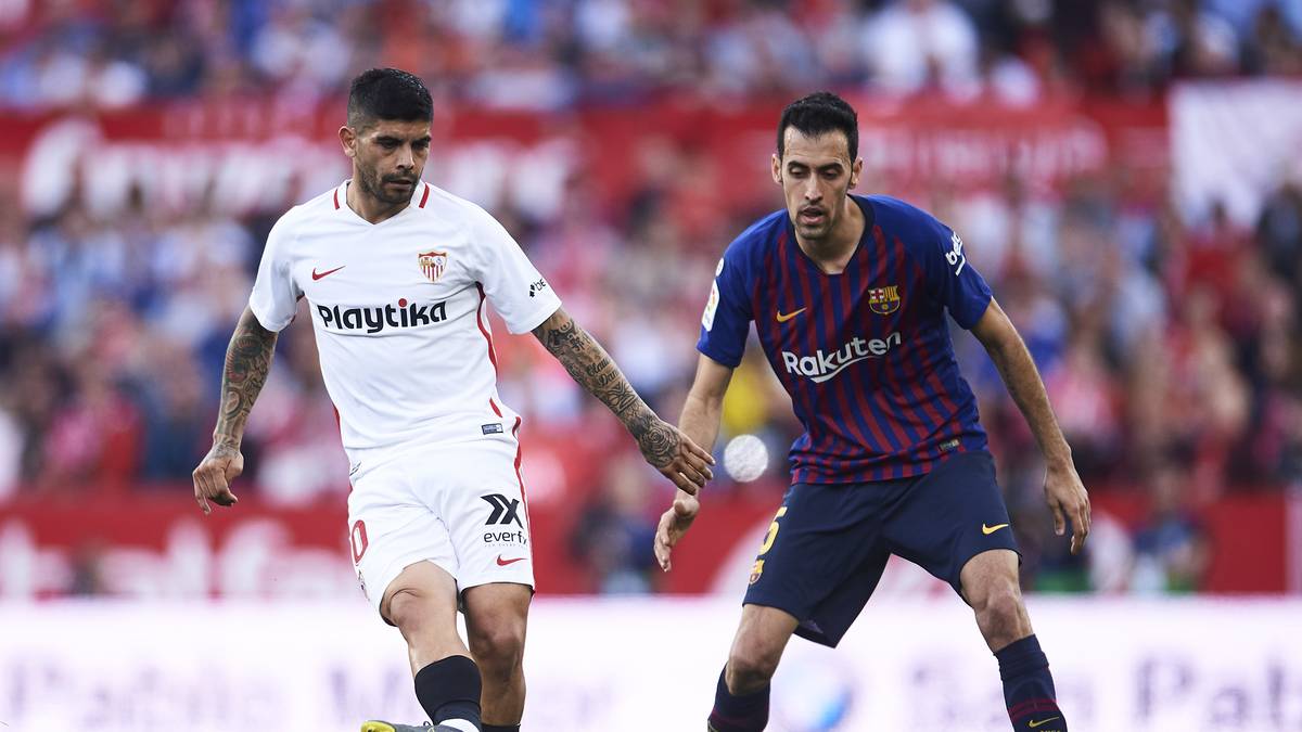 ÉVER BANEGA: Mit Banega erzielte Monchi zwar keinen Transfergewinn, doch der Argentinier gilt als Schlüsselspieler beim FC Sevilla. 2017 kam der 65-malige Nationalspieler für sieben Millionen Euro von Inter Mailand zu Sevilla zurück