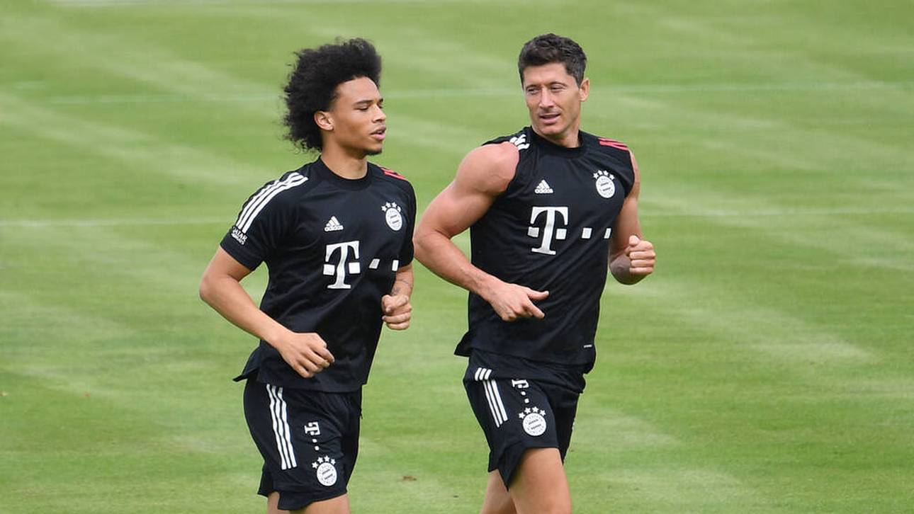 So pusht Lewandowski Sané