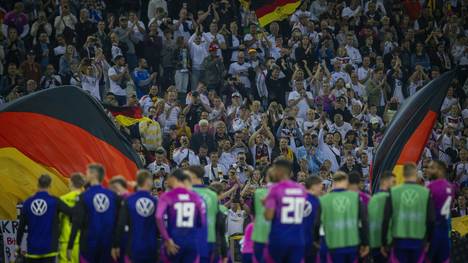 Das DFB-Team bedankte sich bei den Fans