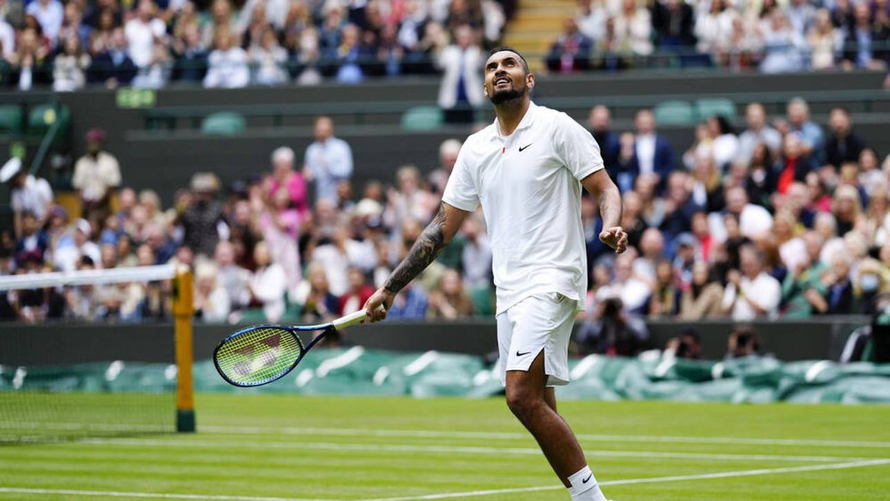 Kyrgios mit Wut-Attacke und Sturz