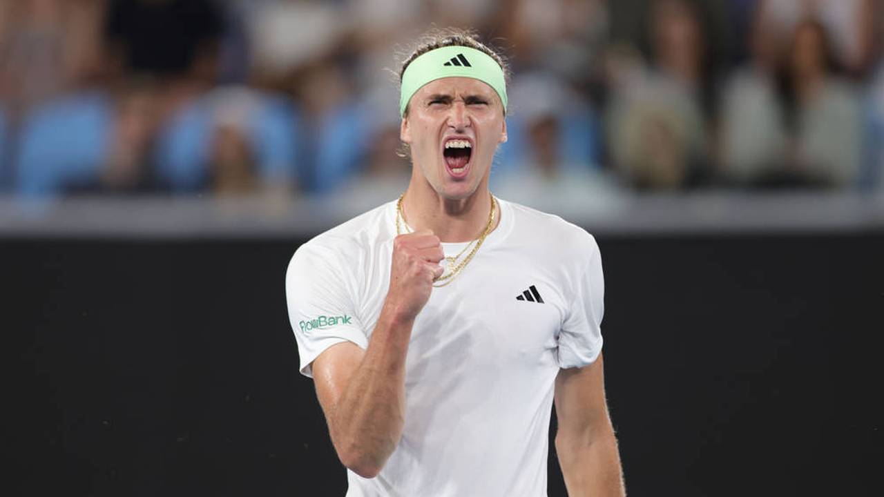 Australian Open: Alexander Zverev siegt nach Stotterstart