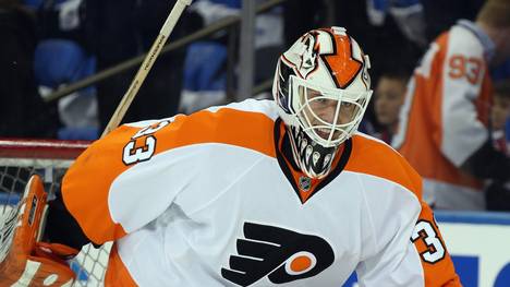 Cal Heeter im Trikot der Philadelphia Flyers