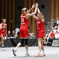 Die deutschen 3x3-Basketballerinnen fahren zu den Olympischen Spielen. Die Qualifikation gelingt erst in letzter Sekunde. 