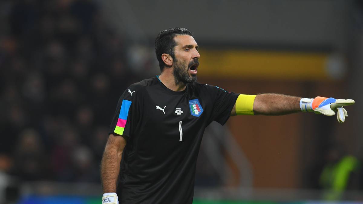 Trotz des hohen Tempos hat Gianluigi Buffon noch nicht viel zu tun. Italiens Keeper sorgt dennoch für Schlagzeilen: Mit seiner 167. Partie im Nationaltrikot zieht er mit Europarekordhalter Iker Casillas gleich