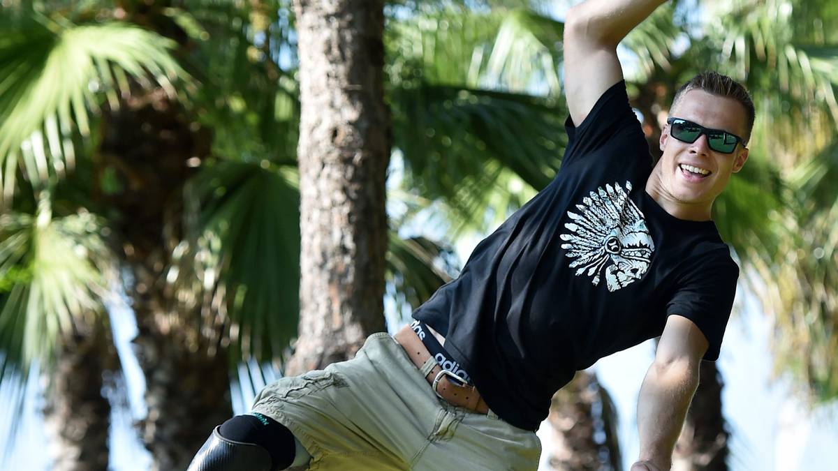 Slackline mit einer Prothese? Für Weitspringer Markus Rehm zählen auch hier keine Ausreden
