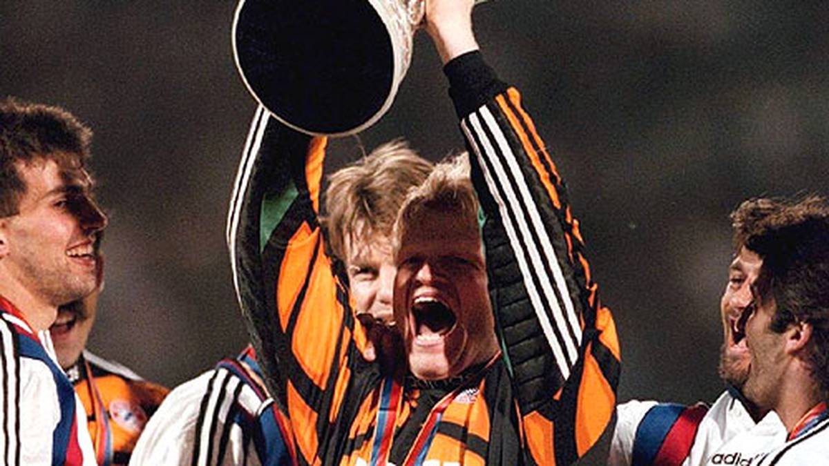 1996 kam der erste internationale Titel: Kahn wurde mit den Bayern UEFA-Cup-Sieger